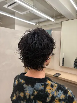 パーマ メンズ 【似合わせカット】 谷口海斗のヘアスタイル