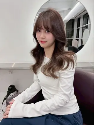 ロング カラー 艶髪ハイトーン 💎yuuki💎のヘアスタイル