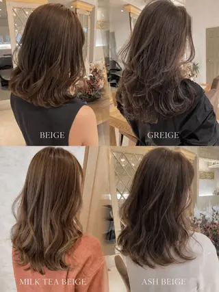 ロング ブリーチなし透明感 カラー/松沢州途のヘアスタイル
