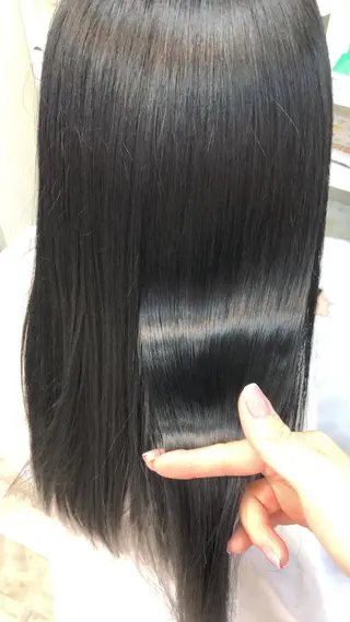 ロング カラー 韓国ヘア🤍髪質改善 🇰🇷AKANEのヘアスタイル