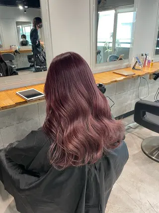 ロング カラー ♥️暖色カラ ー♥️由夏のヘアスタイル