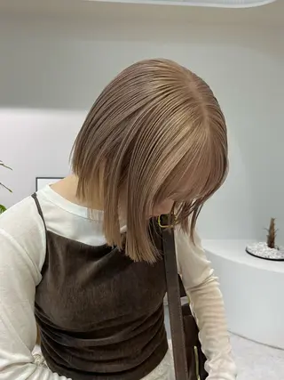 ショート カラー 🌿似合わせ透明感 カラー松本朋幸🌿のヘアスタイル