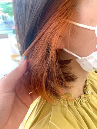 ミディアム カラー 🎀レイヤー・艶カラ ー🎀YUMEKAのヘアスタイル