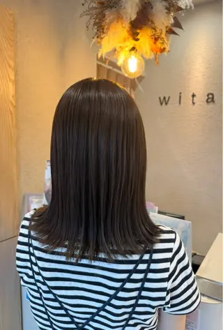 ミディアム カラー 蟹江 聡太✨レイヤーカットのヘアスタイル