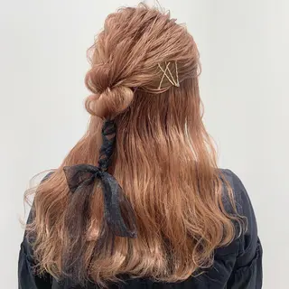 ヘアアレンジ 【淡色color/ nail】maikoのネイルデザイン