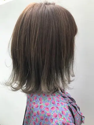 ミディアム カラー 髪質改善🌟 TAKERUのヘアスタイル