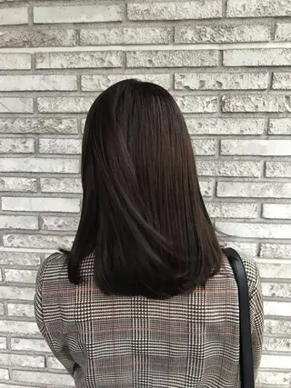 ミディアム カラー 大石 さやかのヘアスタイル