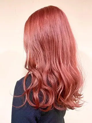 ロング カラー パーマ ヘアアレンジ メンズ キッズ ネイル マツエク・マツパ 女性専用サロン梅田 髪質改善カラーakiのヘアスタイル