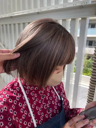 ミディアム matsui ／ anheloのヘアスタイル