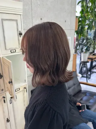 ショート カラー ヘアセット🎀透明感 カラーHiROEのヘアスタイル