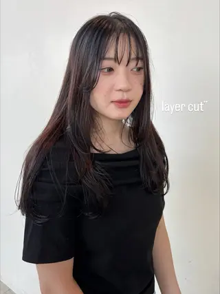 YUI/アイブロウ/ 透明感カラー✨のヘアスタイル