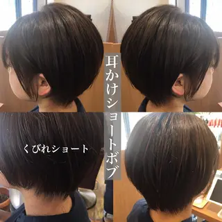 ショート 前田 加奈子のヘアスタイル