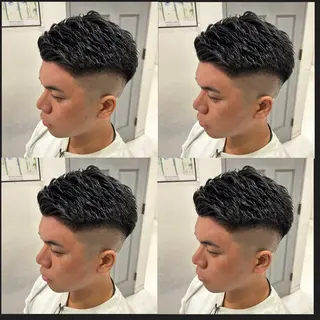 ショート カラー パーマ ヘアアレンジ メンズ 🔥メンズパーマ 特化 渡辺一翔のヘアスタイル