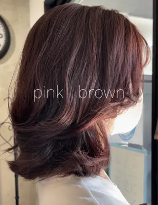 ミディアム 北野 早希のヘアスタイル