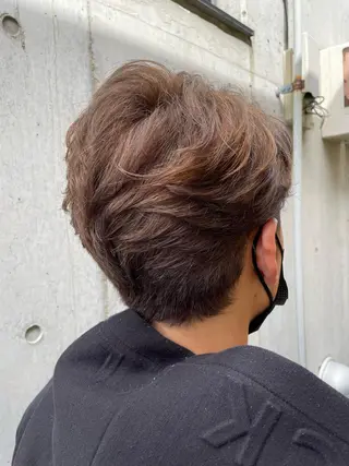 ショート カラー メンズ メンズ韓国ヘア👹 KAJIのヘアスタイル