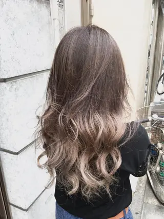 セミロング カラー ヘアアレンジ 👑指名率No.1 👑坂口飛翔のヘアスタイル