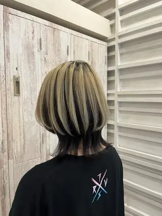 ショート カラー 🟢NEGi🟣 🫧髪質改善のヘアスタイル