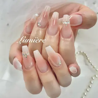 ネイル Lumière｜ ロング｜ワンホンのネイルデザイン