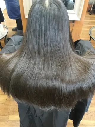 ロング カラー パーマ ヘアアレンジ SHIORI💜口コ ミNo.1艶カラーのヘアスタイル