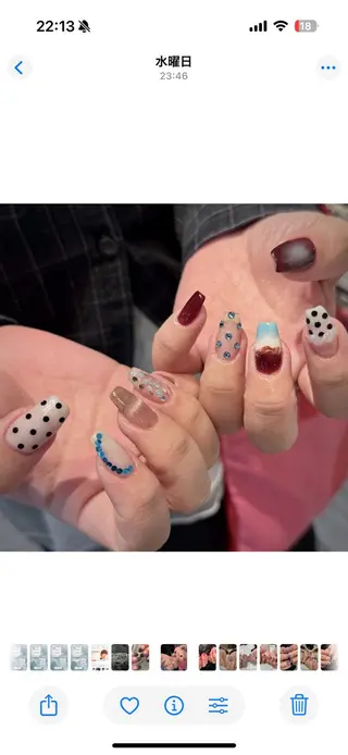 ネイル m kaori𓃟のネイルデザイン