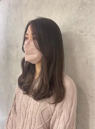 ロング カラー 唐澤 千尋のヘアスタイル