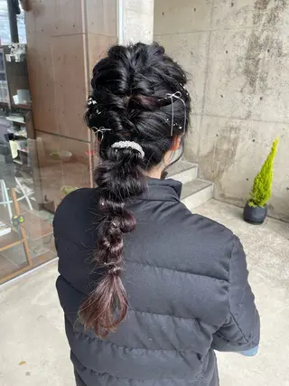 ロング 日高 香織のヘアスタイル