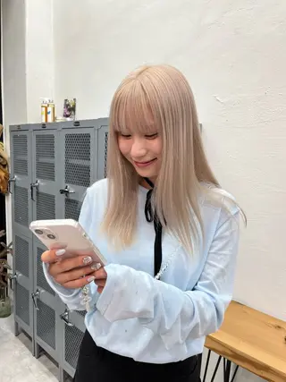 カラー ボブ／レイヤーカット sotamaxのヘアスタイル