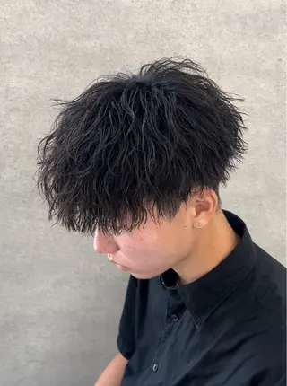 ショート カラー パーマ メンズ キッズ 🔥パーマ特化🔥 優馬のヘアスタイル