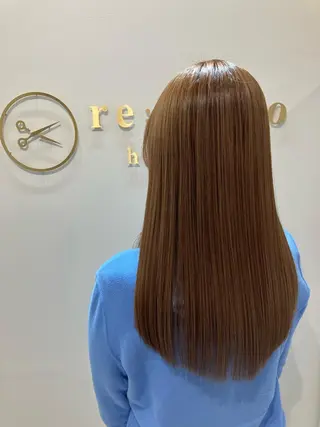 ロング カラー ヘアアレンジ キッズ 横浜関内髪質改善 re:Magoのヘアスタイル
