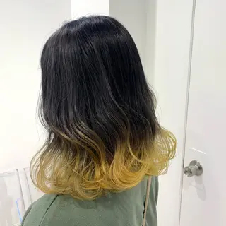 ミディアム カラー ヘアアレンジ 完全💗マンツーマン marinのヘアスタイル