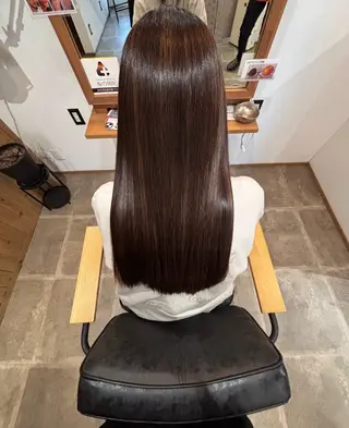 ロング カラー Hair&healing  en所属・中村 祥隆のヘアスタイル