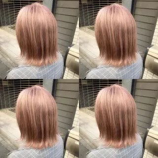 ミディアム ✨縮毛矯正✖︎顔周り レイヤー✨ナカムラのヘアスタイル