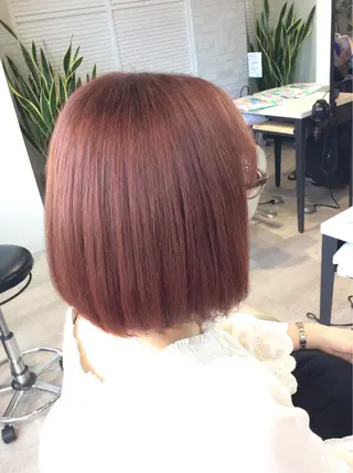 ミディアム カラー 金子 富士のヘアスタイル