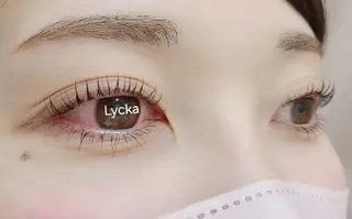アイブロウ lash&brow Lyckaのマツエク・マツパデザイン