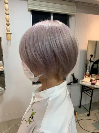 ショート カラー 船津武俊 フナツタケトシのヘアスタイル