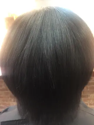 ショート カラー パーマ 桧山 真のヘアスタイル