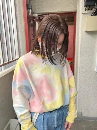 ショート 柔らかいカラー🎀 rinaのヘアスタイル