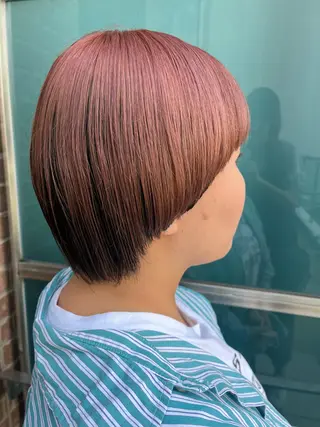 セミロング カラー 久木原 ゆりのヘアスタイル