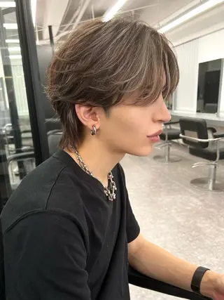 ショート カラー メンズ メンズスタイリスト 前田雄輝のヘアスタイル