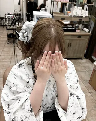 ミディアム 🎀 KUBO AYAKA 🎀✨のヘアスタイル