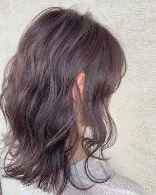 ミディアム パーマ 艶髪・酸性ストレート フリツのヘアスタイル