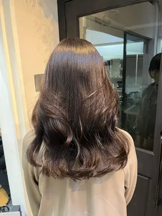 ロング Airi 韓国y2k ハイレイヤーのヘアスタイル