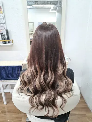ロング カラー GLOSS❤︎ Harunaのヘアスタイル