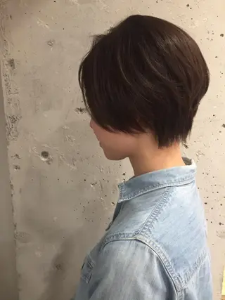 ショート 稲田 結衣夏のヘアスタイル