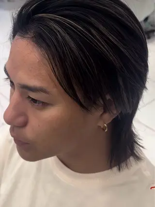メンズ アイブロウ 田中 陸雄のヘアスタイル