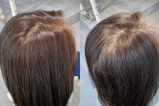 ミディアム り おのヘアスタイル