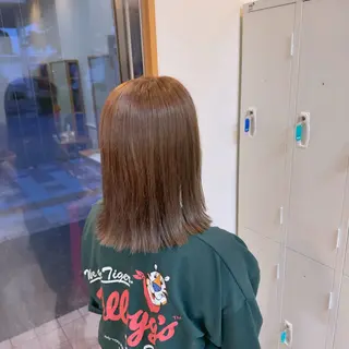 ミディアム カラー TELAHAIR 副店長 永田のヘアスタイル