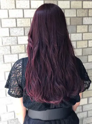 ロング AYAKA 下北沢suuのヘアスタイル