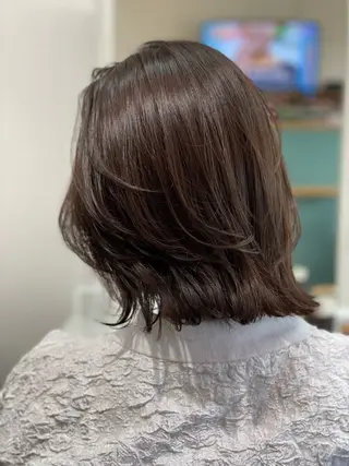ミディアム カラー Snaly カラー特化ページのヘアスタイル