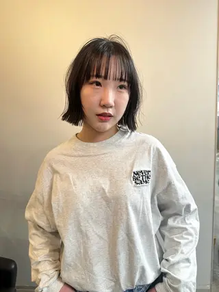 ショート ハッシュカット🎀 レイヤーカットのヘアスタイル